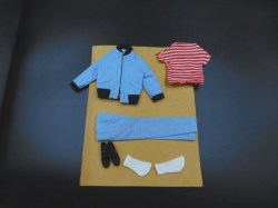 789 KEN 1963 THE YACHTSMAN ZIPPY JACKET, BLUE SLACKS, TEE SHIRT, SOCKS, SHOES